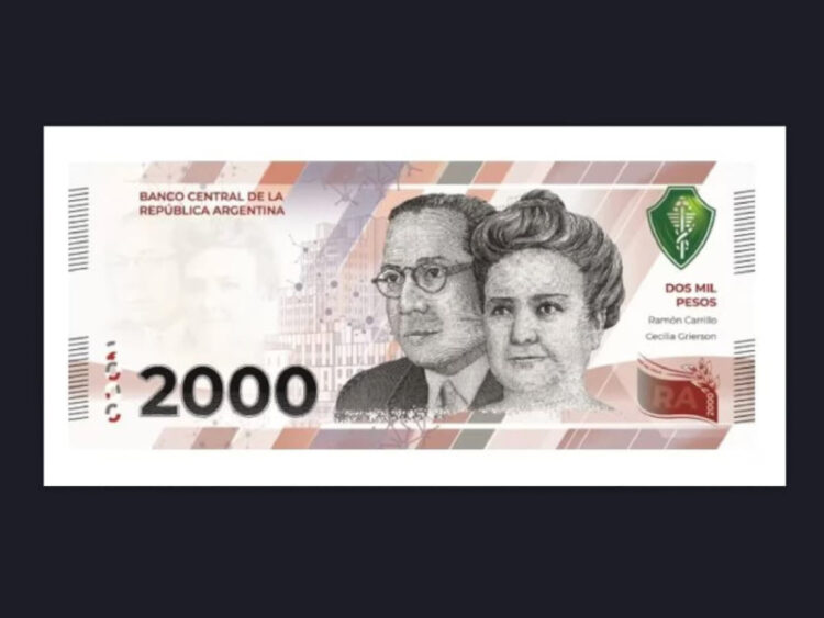 Argentina sucumbe ante la crisis y lanza su billete de dos mil pesos