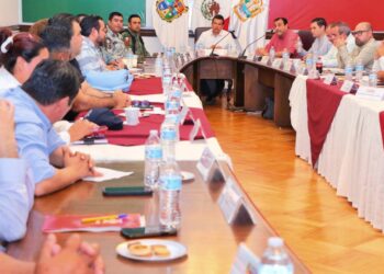 Acuerdan en Mesa de Seguridad integrar Comités de PC Escolar.