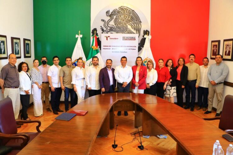 Formaliza Municipio con PROFECO instalación de módulo de atención en Victoria