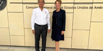 El gobernador Villarreal y la cónsul de Matamoros trabajan para evitar caos migratorio