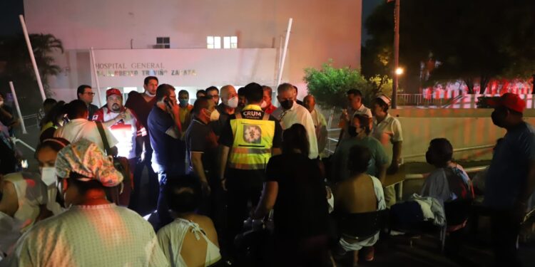 Controlan incendio en Hospital General de Victoria causado por corto circuito; no reubicaron pacientes