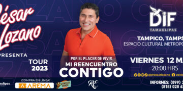 Invita DIF Tamaulipas a conferencia de César Lozano en Tampico el 12 de mayo