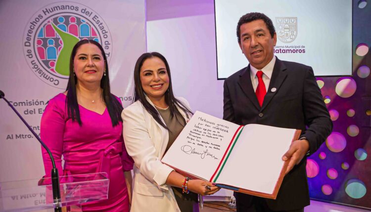 Reconoce CDHET trabajo del alcalde Mario López por fortalecer la cultura y respeto a los derechos humanos