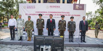 Conmemoran autoridades militares el 177 Aniversario de la Batalla de Resaca de la Palma, Matamoros