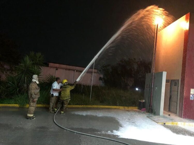 Sofocan conato de incendio en una gasolinera en la Col. “La Presita” de Victoria