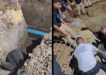 Joven cae en zanja de Obras en Centrito-Valle, San Pedro, NL: Genera preocupación ciudadana