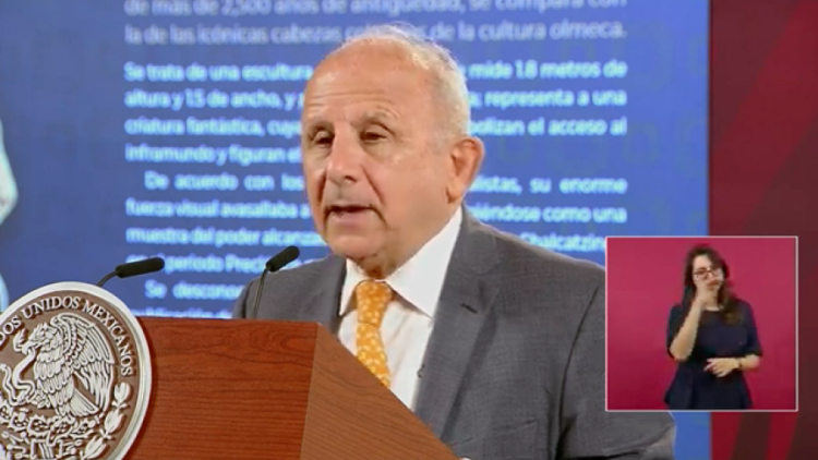 Recuperan pieza arqueológica olmeca “Monstruo de la Tierra” y será exhibida en México