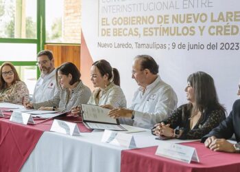Firma convenio Secretaría de Educación con Nuevo Laredo para brindar becas y créditos educativos
