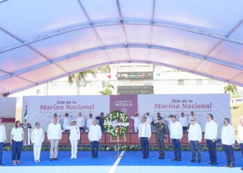 Presidente de México y gobernador conmemoran Día de la Marina en Ciudad Madero