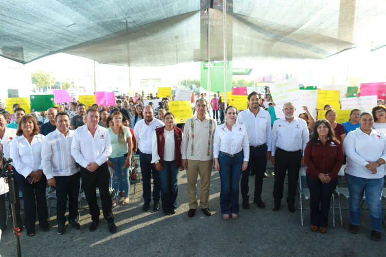 Entrega Américo Villarreal obras por 31 MDP a Nuevo Laredo, en 175 aniversario de la ciudad