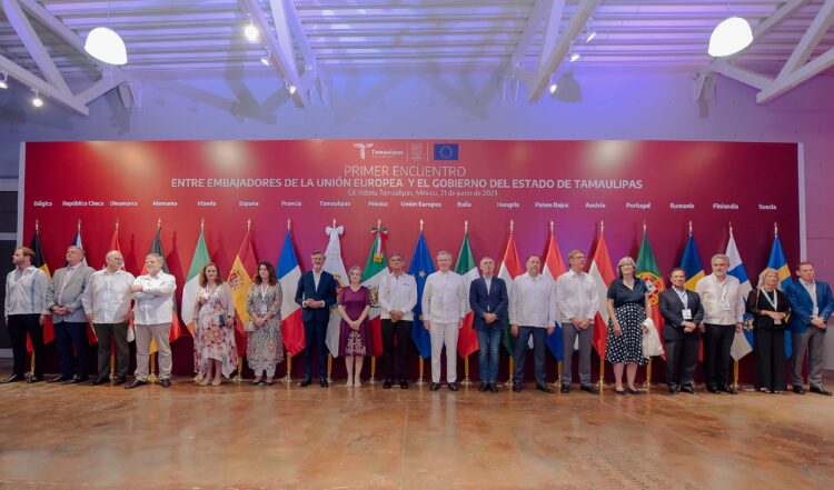 Llegan embajadores de la UE a Tamaulipas para gira de cuatro días