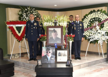 Ceremonia de Honores Fúnebres a veterano del Escuadrón 201