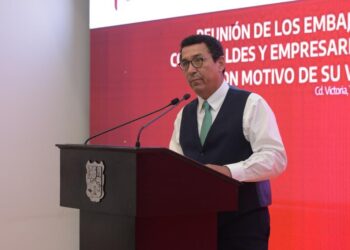 Matamoros, referente en desarrollo industrial y comercial dijo alcalde López ante embajadores europeos