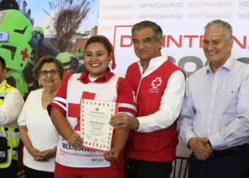 Reconoce Américo Villarreal labor de 30 socorristas de Cruz Roja en Tamaulipas