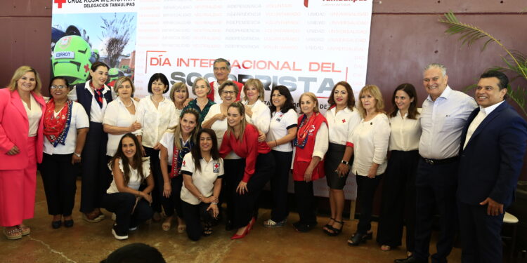 Reconoce Américo Villarreal labor de 30 socorristas de Cruz Roja en Tamaulipas