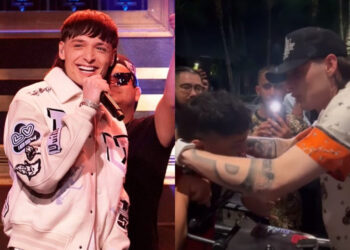 Peso Pluma tiene conmovedor gesto con uno de sus fans; “Dios te bendiga”