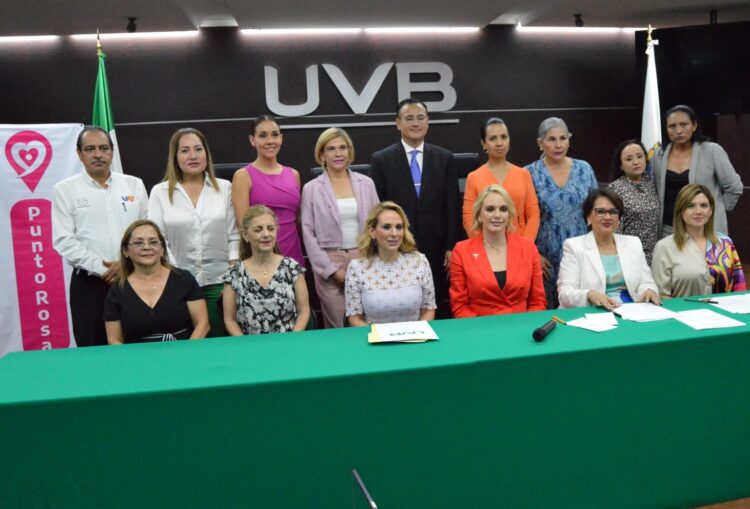 Instituto de las Mujeres instala “Punto Rosa” en Universidad del Valle de Bravo-Tampico