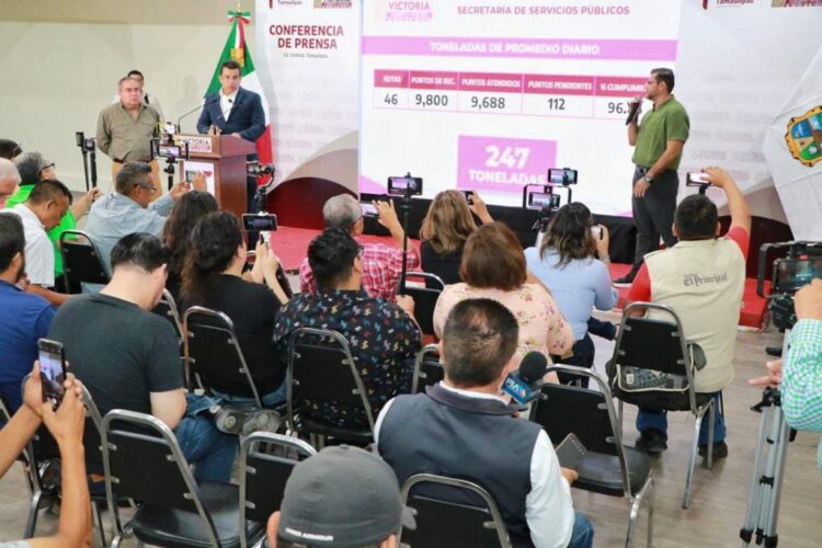 Revela Gobierno Municipal eficiencia de 97% en recolección de basura en Victoria