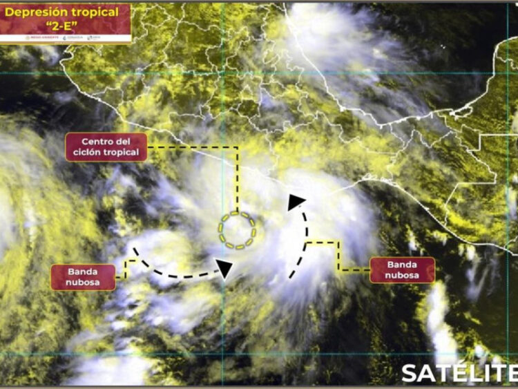 Depresión tropical se convertirá en el huracán Beatriz en el Océano Pacífico