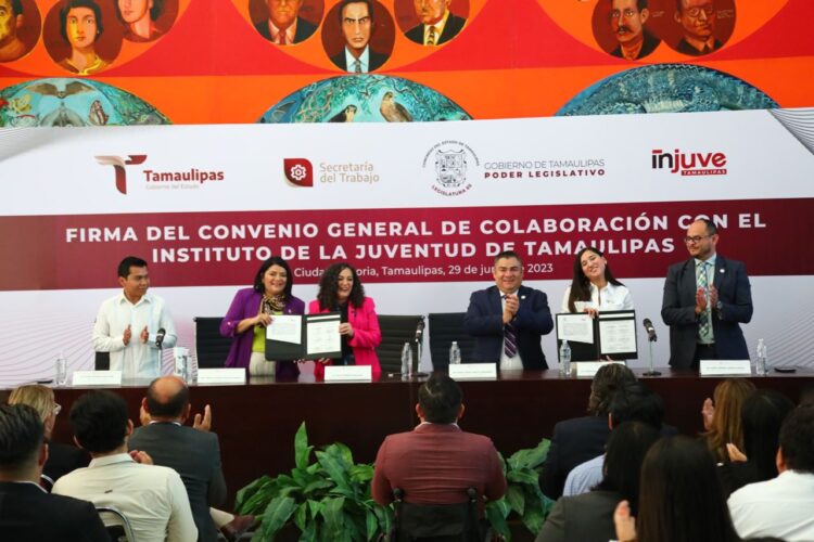 Firman convenio para fortalecer participación de la juventud en el Congreso de Tamaulipas