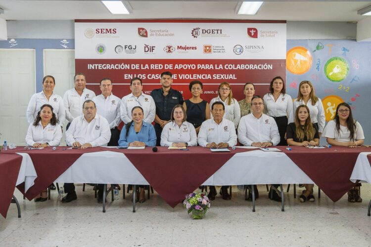Integran “Red de Apoyo para la Colaboración en Casos de Violencia Sexual” en CBTis y CETis en Tamaulipas