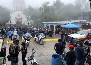 Brindan seguridad a mototuristas del noveno campeonato nacional