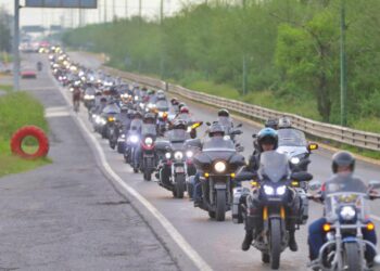 Agradecen hospitalidad y seguridad 800 motociclistas a Victoria y Tamaulipas