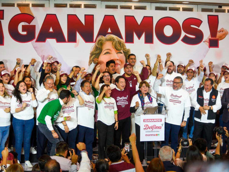Delfina Gómez de Morena, virtual ganadora de gubernatura en Edomex