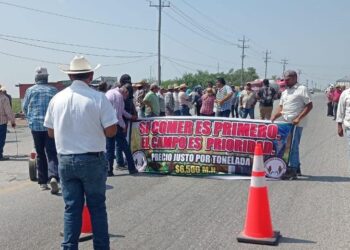 Productores de sorgo vuelven a cerrar carretera en San Fernando