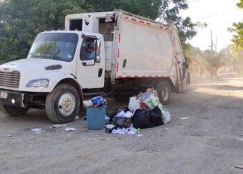 Realizan brigada de impacto pata abatir rezago en recolección de basura en Victoria