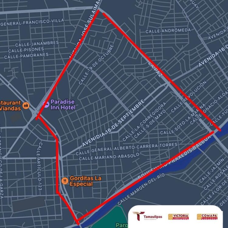 Sustitución de tubería afecta abasto de agua a 15 colonias de Victoria