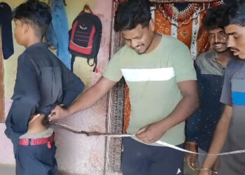 Joven es ‘adorado’ como dios hindú ¡por tener cola!… pero se la quiere quitar