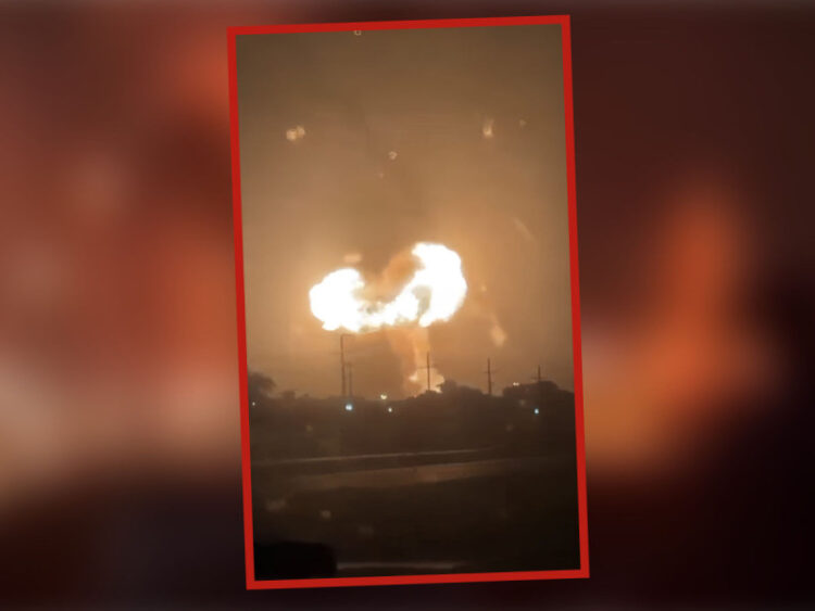 Planta química se incendia en Louisiana, EU; así graban momento de la explosión