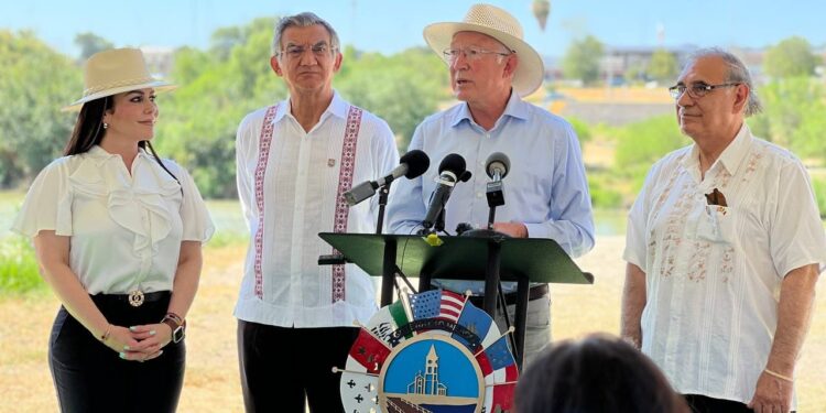Tamaulipas es ejemplo de la buena relación México-EU: Embajador Ken Salazar