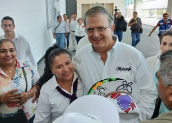 Marcelo Ebrard revela en Tampico que va arriba en la percepción del pueblo