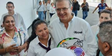 Marcelo Ebrard revela en Tampico que va arriba en la percepción del pueblo