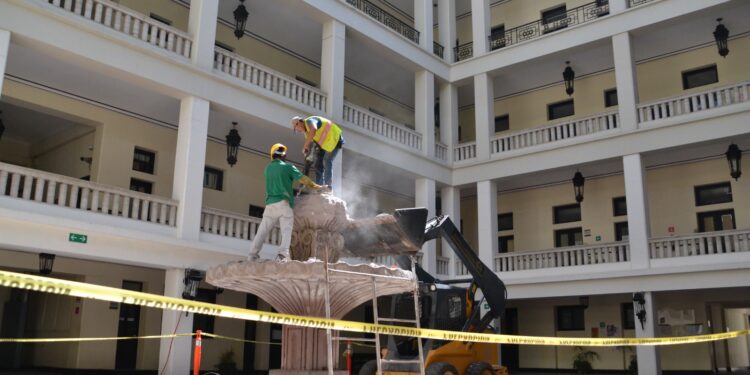 En marcha proyecto de rehabilitación de Palacio de Gobierno de Tamaulipas
