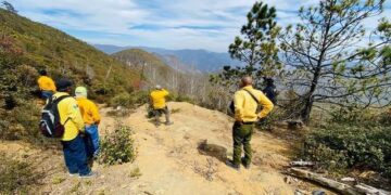 Se incendia Cerro del Diente en San Carlos