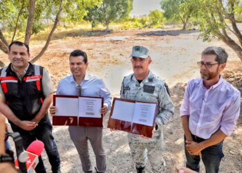 Entrega Alcalde de Victoria 10 hectáreas para la Guardia Nacional