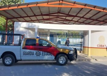 Guardia Estatal vigila las escuelas de Tamaulipas durante vacaciones