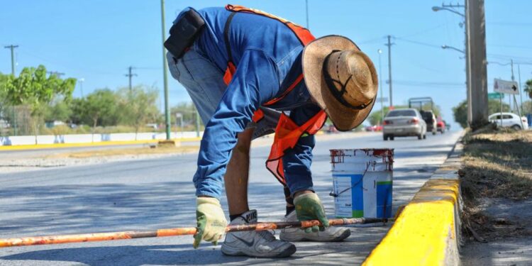 Intensifica Gobierno Municipal acciones para mejorar imagen urbana de Victoria.