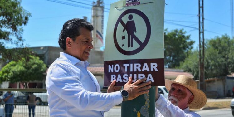Intensifica Gobierno Municipal acciones para mejorar imagen urbana de Victoria.
