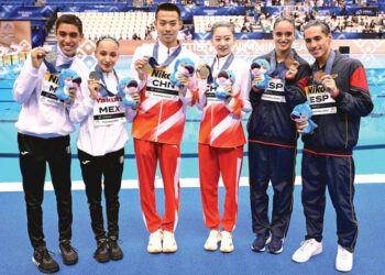 Una plata para la historia en natación artística