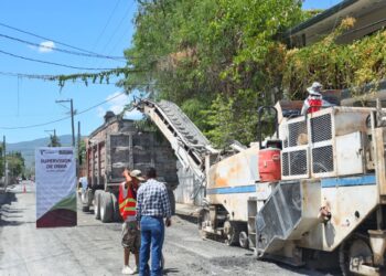 En proceso de restauración la calle 18, de Democracia a Carrera Torres en Cd. Victoria