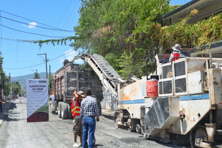 En proceso de restauración la calle 18, de Democracia a Carrera Torres en Cd. Victoria