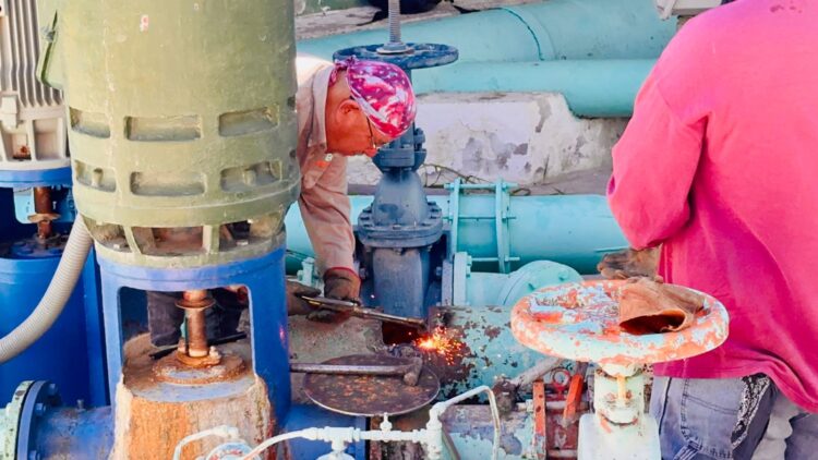 Ruptura de tubería en planta de rebombeo 2 de COMAPA deja sin agua a 96 colonias en Cd. Victoria