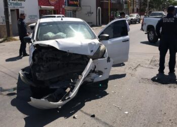 Fuerte choque en el crucero del 19 y Berriozábal de Cd. Victoria