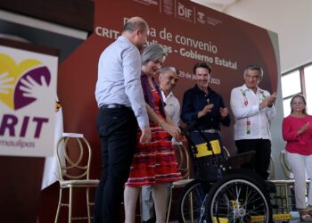 Recibe DIF Tamaulipas 20 sillas de ruedas especiales donadas por el CRIT Altamira