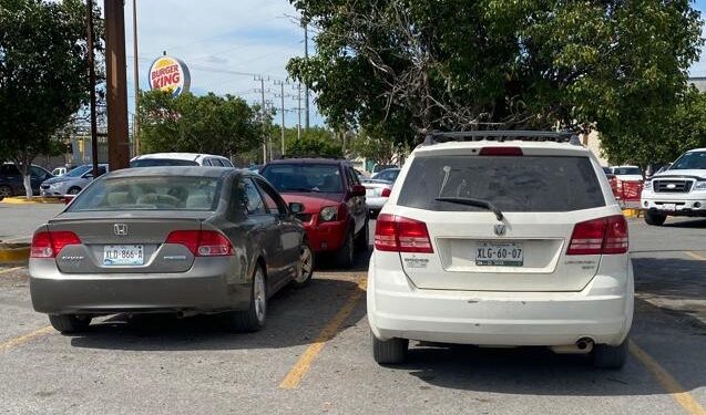 Circulan con placas vencidas o ilegales más del 50% de autos en Cd. Victoria, Tamaulipas