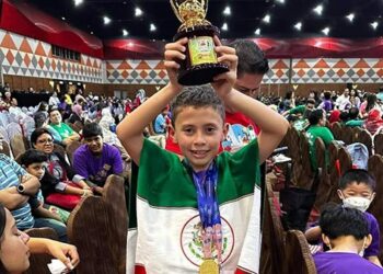 Niño mexicano de Pachuca, Hidalgo gana competencia mundial de aritmética en Malasia